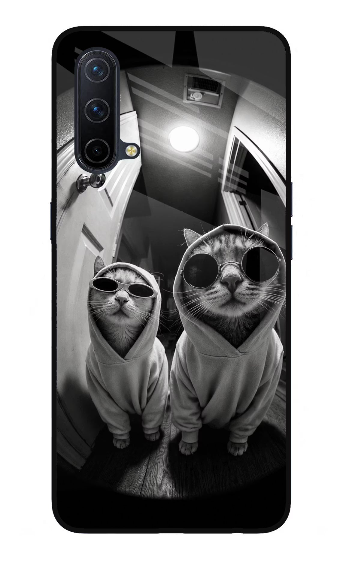 Hood Cats Oneplus Nord CE 5G Glass Case