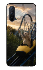 Rollercoaster Dog Oneplus Nord CE 5G Glass Case