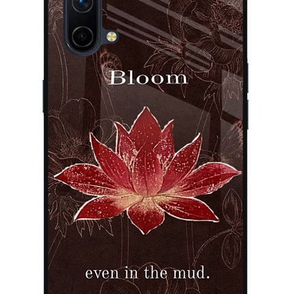 Bloom Oneplus Nord CE 5G Glass Case Back Cover by Casekaro