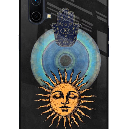 Divine Sun Oneplus Nord CE 5G Glass Case Back Cover by Casekaro