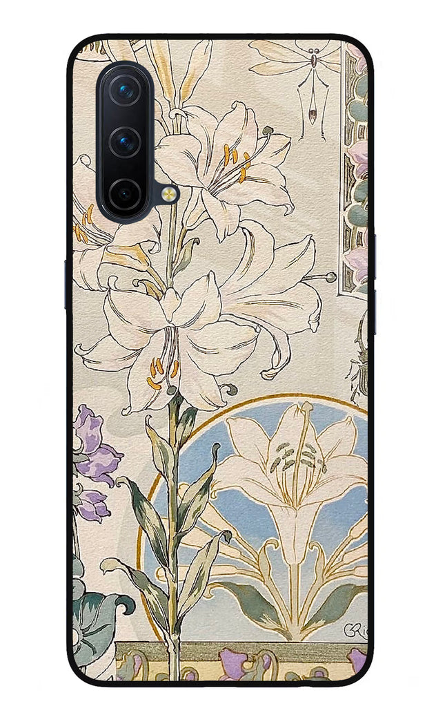 White Lily Oneplus Nord CE 5G Glass Case