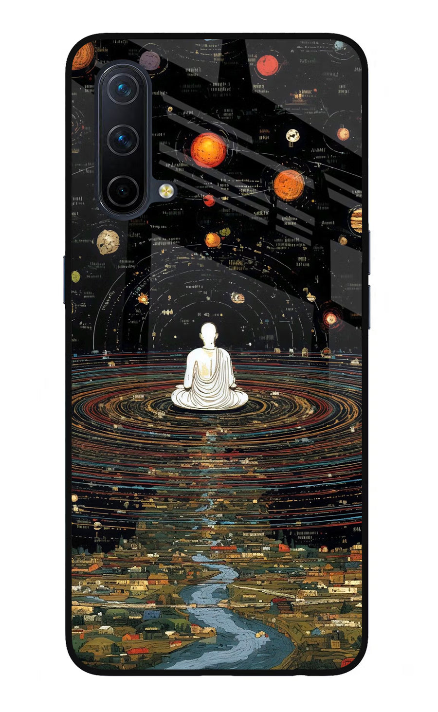 Space Monk Oneplus Nord CE 5G Back Cover, Glass case