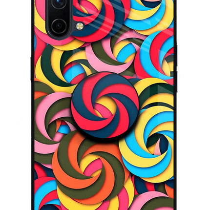 Spiral Pattern Oneplus Nord CE 5G Pop Case by Casekaro