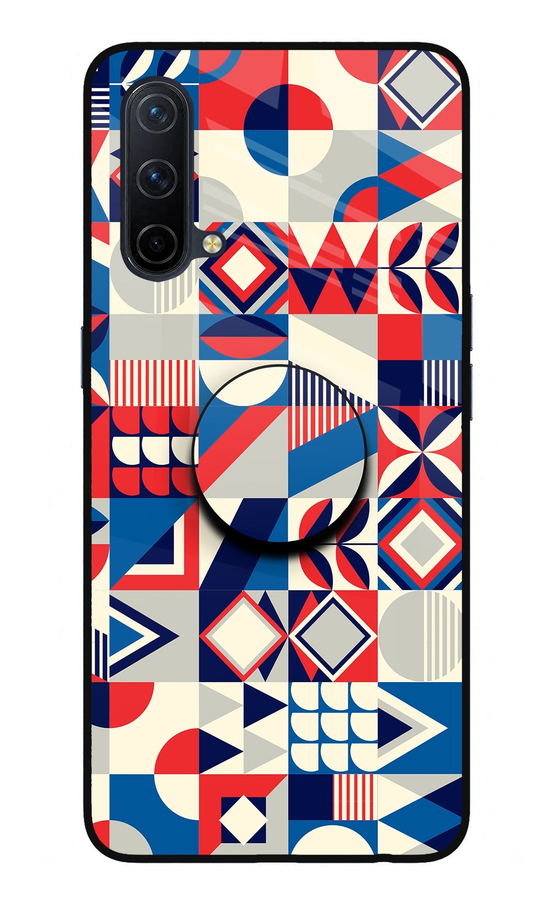 Colorful Pattern Oneplus Nord CE 5G Glass Case