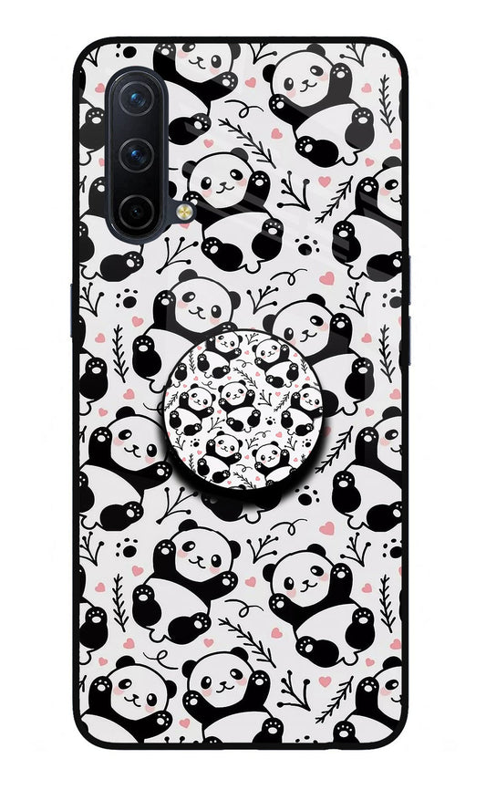 Cute Panda Oneplus Nord CE 5G Glass Case