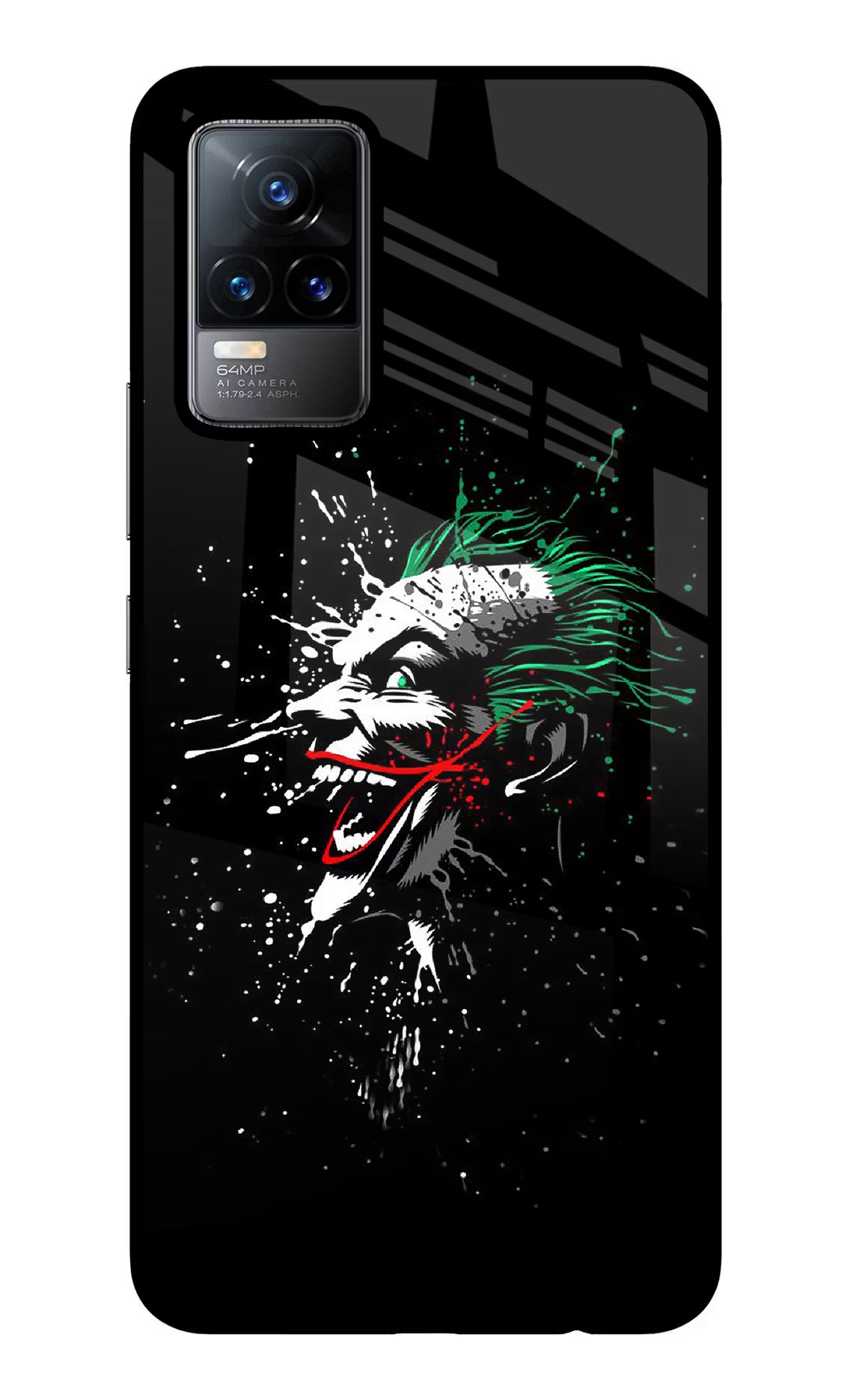Joker Vivo Y73/V21E 4G Glass Case Back Cover by Casekaro
