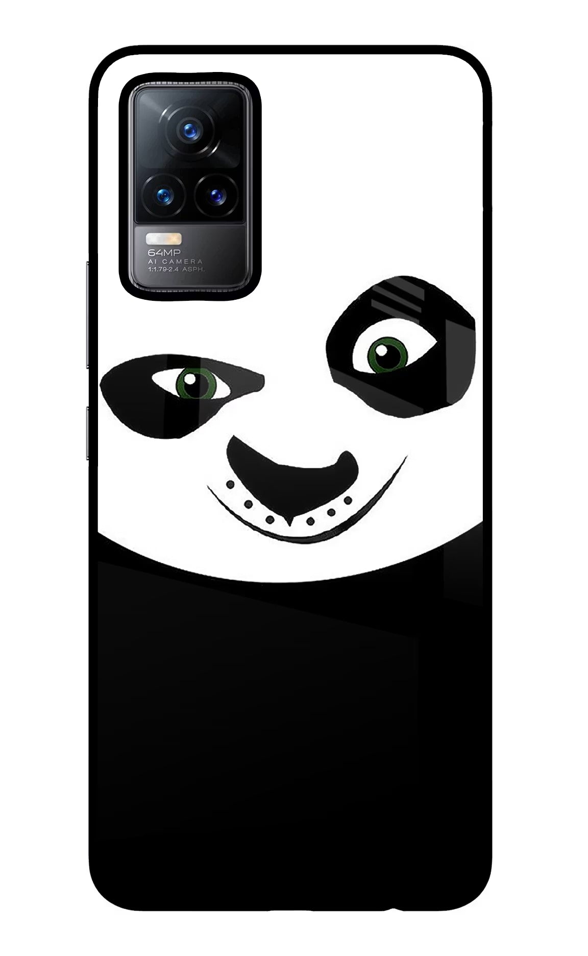 Panda Vivo Y73/V21E 4G Glass Case Back Cover by Casekaro