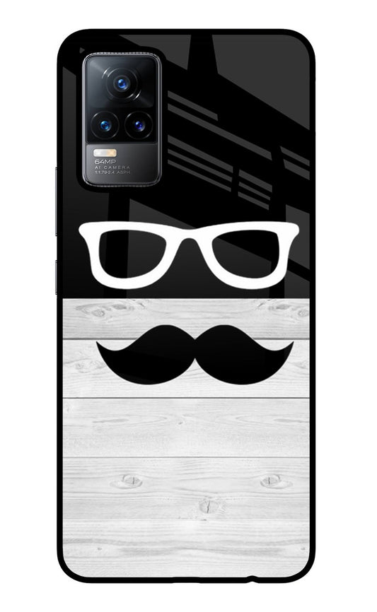 Mustache Vivo Y73/V21E 4G Glass Case