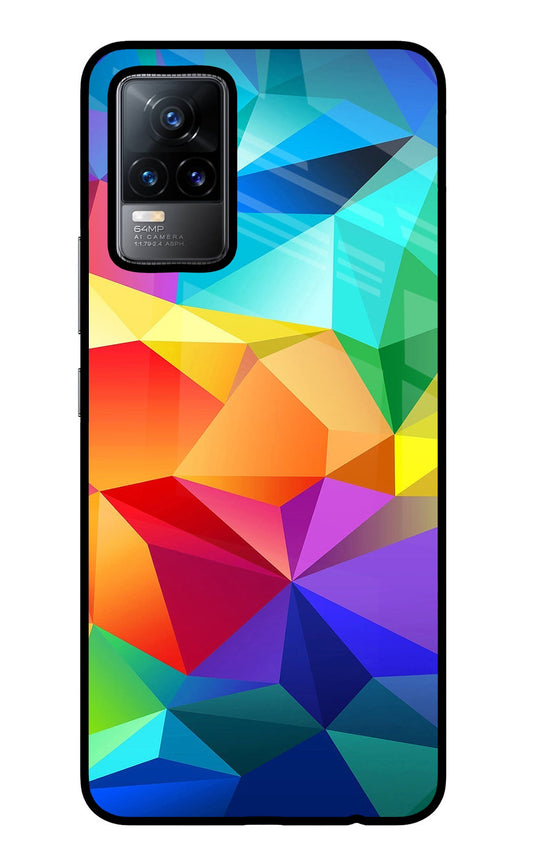 Abstract Pattern Vivo Y73/V21E 4G Glass Case