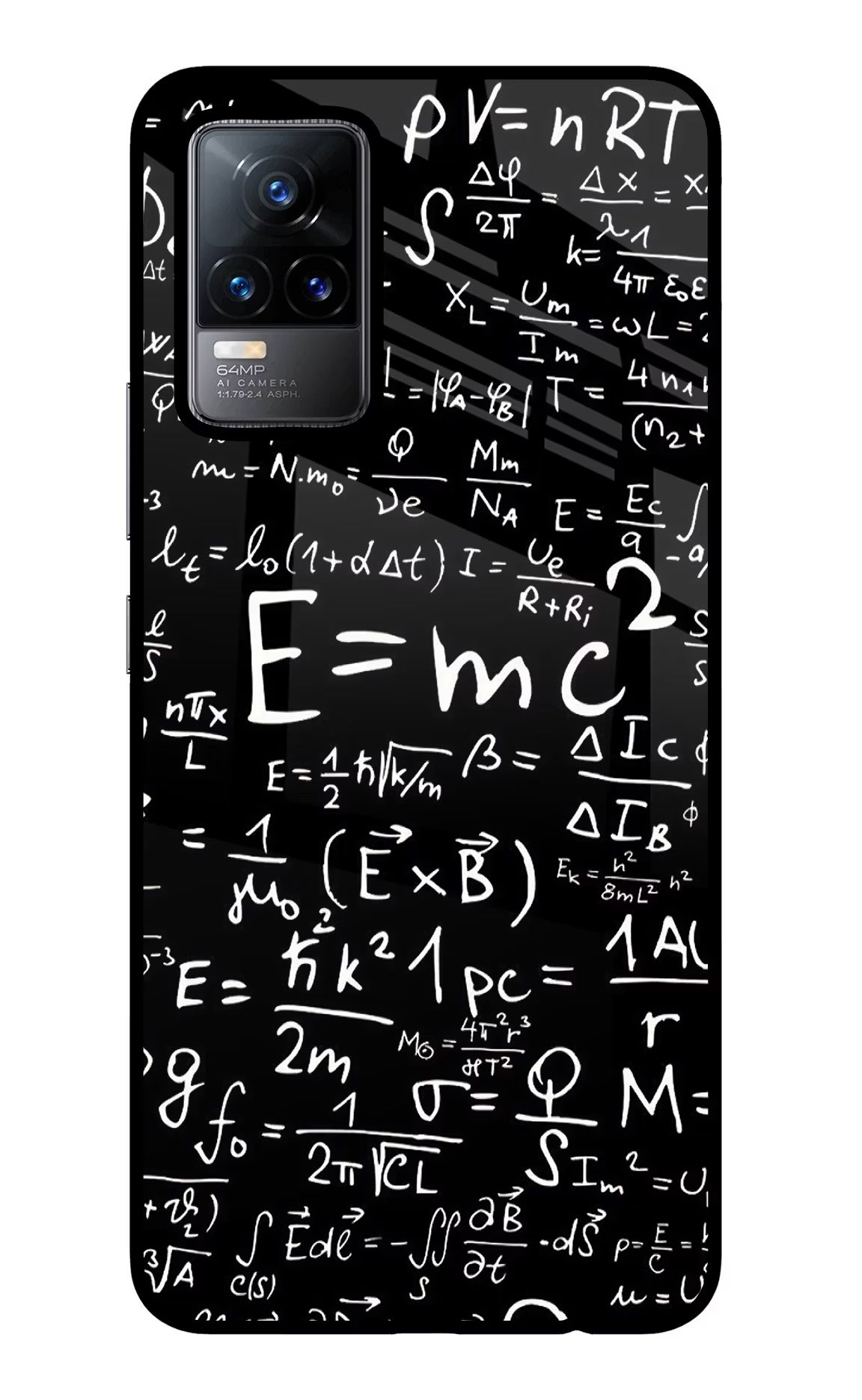 Physics Formula Vivo Y73/V21E 4G Glass Case Back Cover by Casekaro