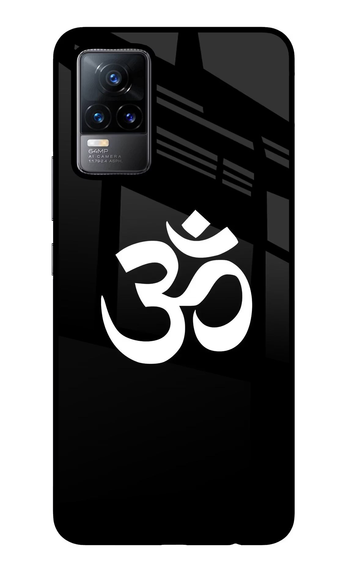 Om Vivo Y73/V21E 4G Glass Case Back Cover by Casekaro