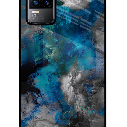 Artwork Vivo Y73/V21E 4G Glass Case Back Cover by Casekaro