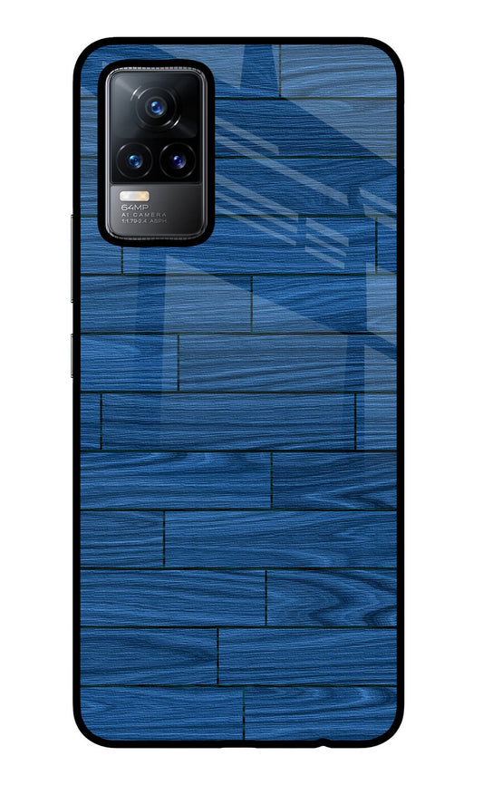 Wooden Texture Vivo Y73/V21E 4G Glass Case