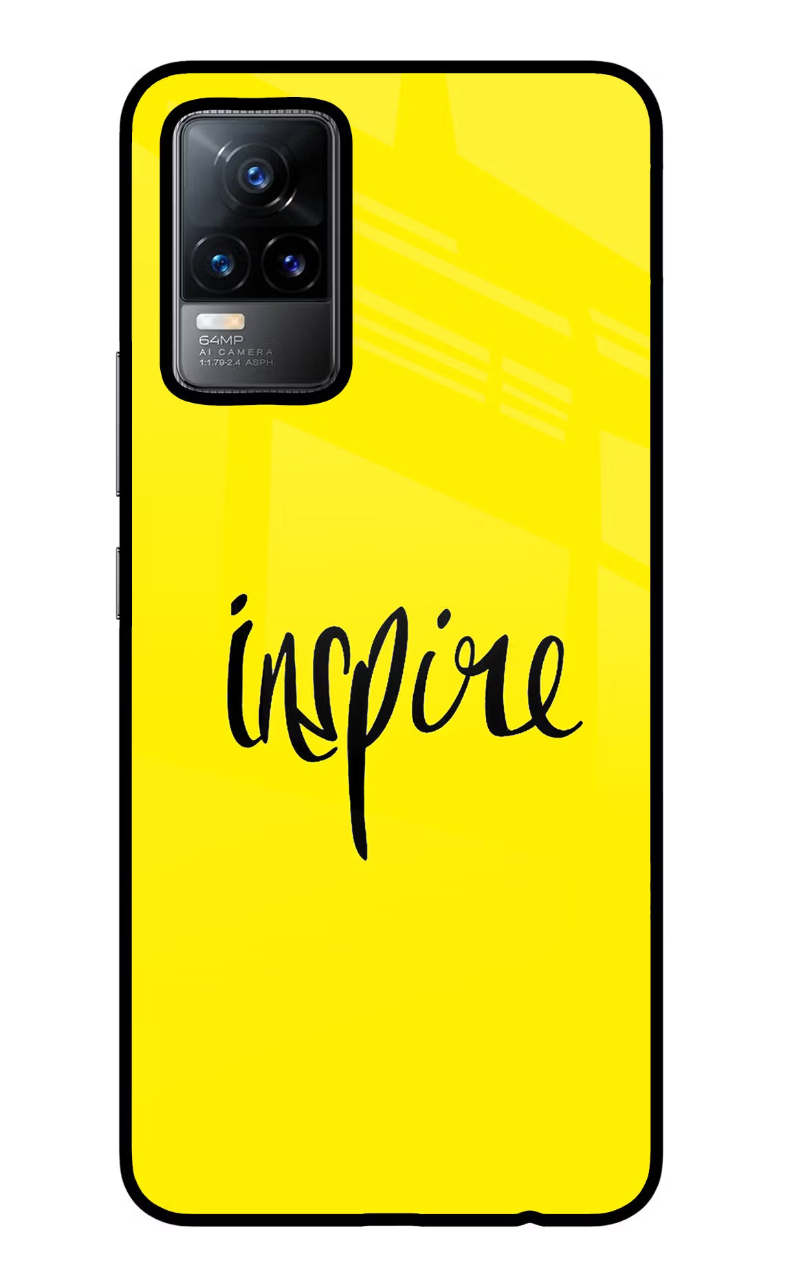 Inspire Vivo Y73/V21E 4G Glass Case Back Cover by Casekaro