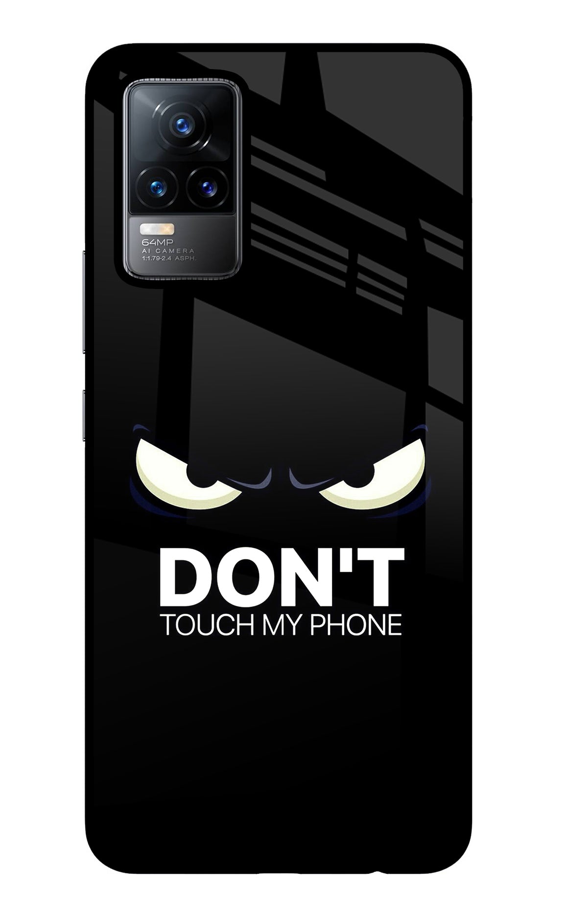 Don'T Touch My Phone Vivo Y73/V21E 4G Glass Case