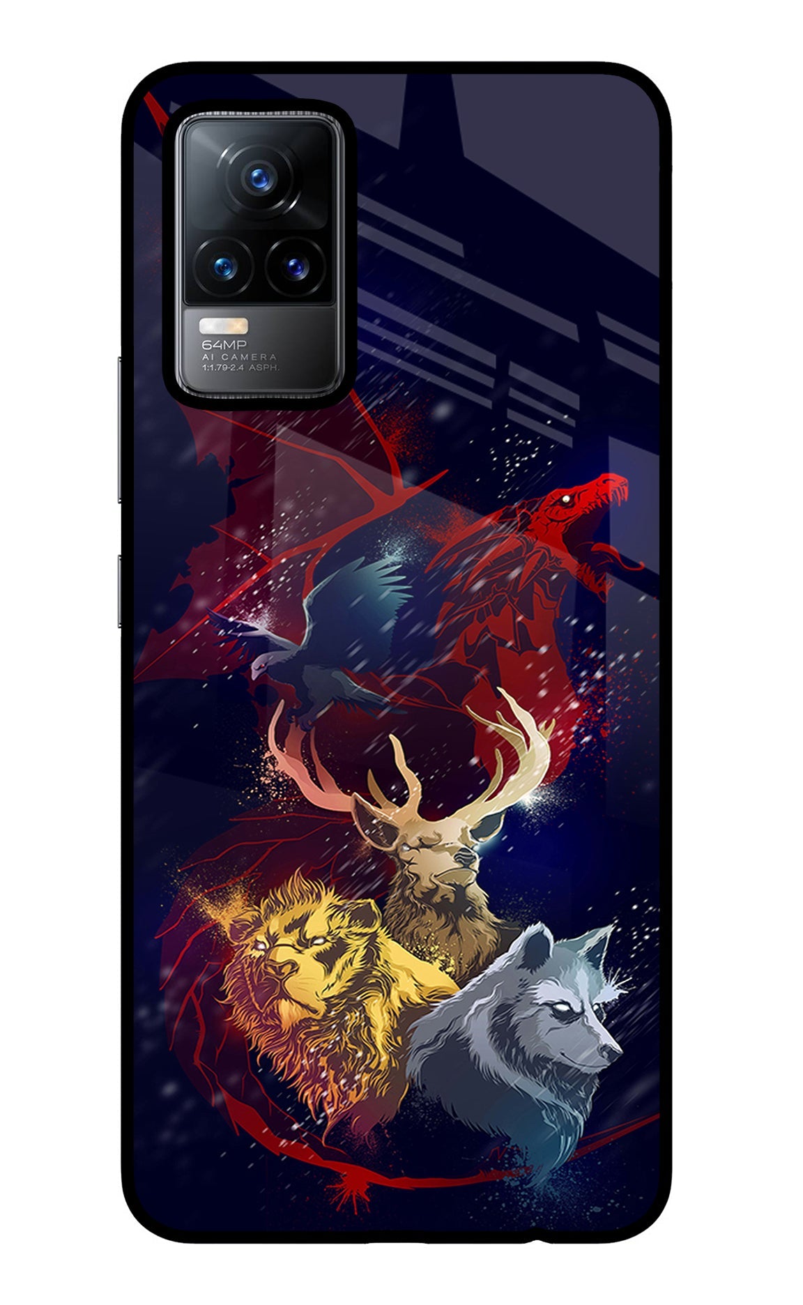 Game Of Thrones Vivo Y73/V21E 4G Glass Case