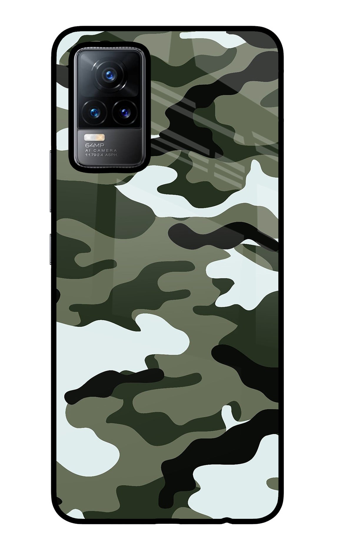 Camouflage Vivo Y73/V21E 4G Back Cover