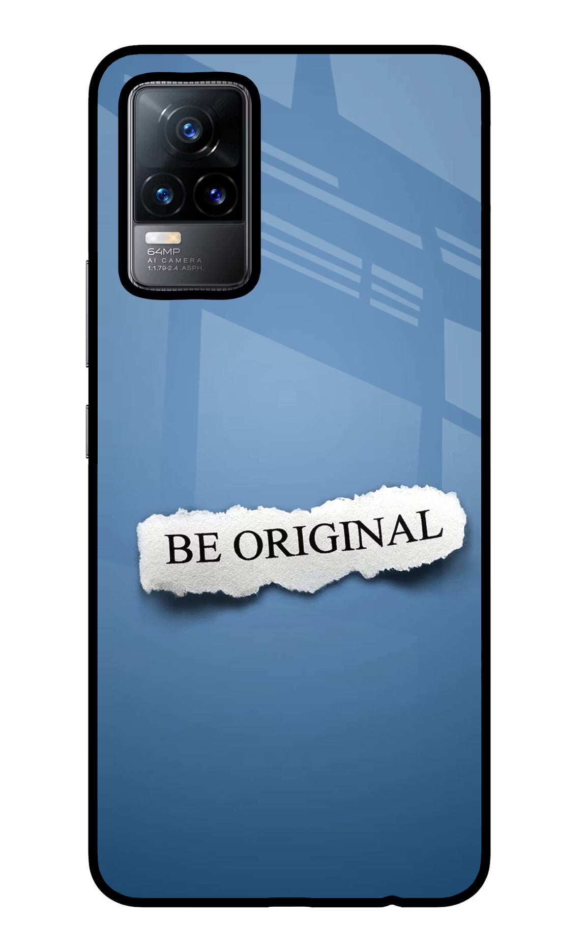 Be Original Vivo Y73/V21E 4G Glass Case Back Cover by Casekaro