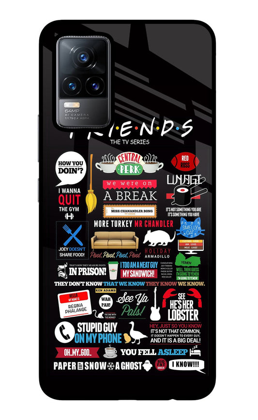 FRIENDS Vivo Y73/V21E 4G Glass Case