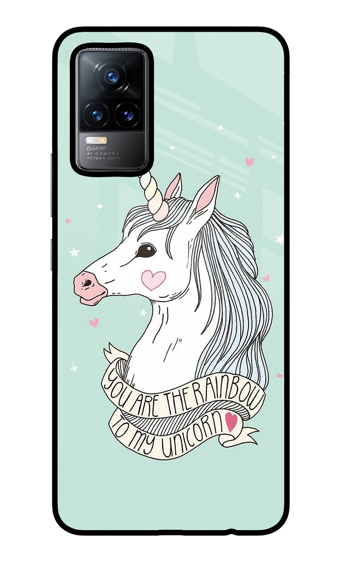 Unicorn Wallpaper Vivo Y73/V21E 4G Back Cover