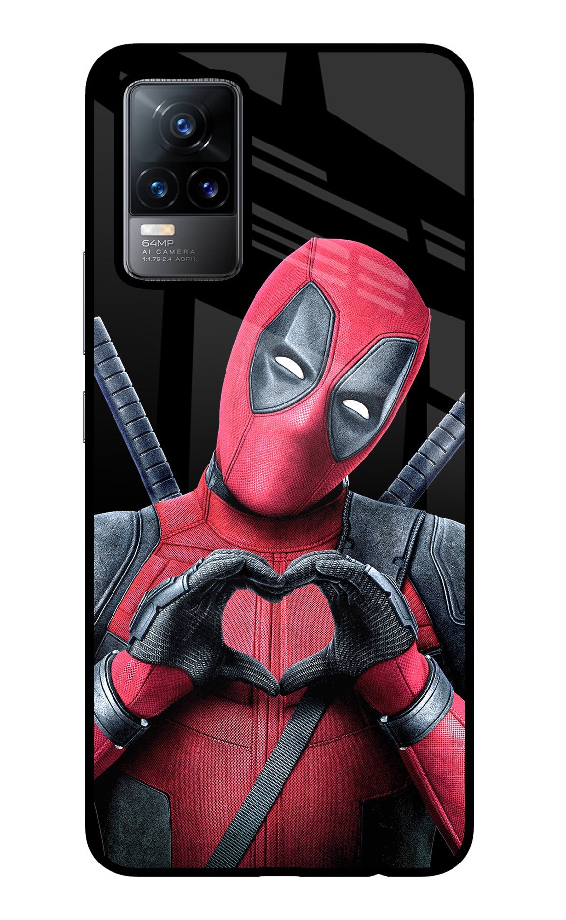 Deadpool Vivo Y73/V21E 4G Glass Case