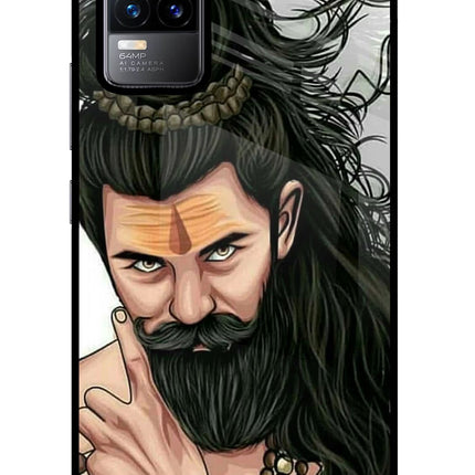 Mahadev Vivo Y73/V21E 4G Glass Case Back Cover by Casekaro