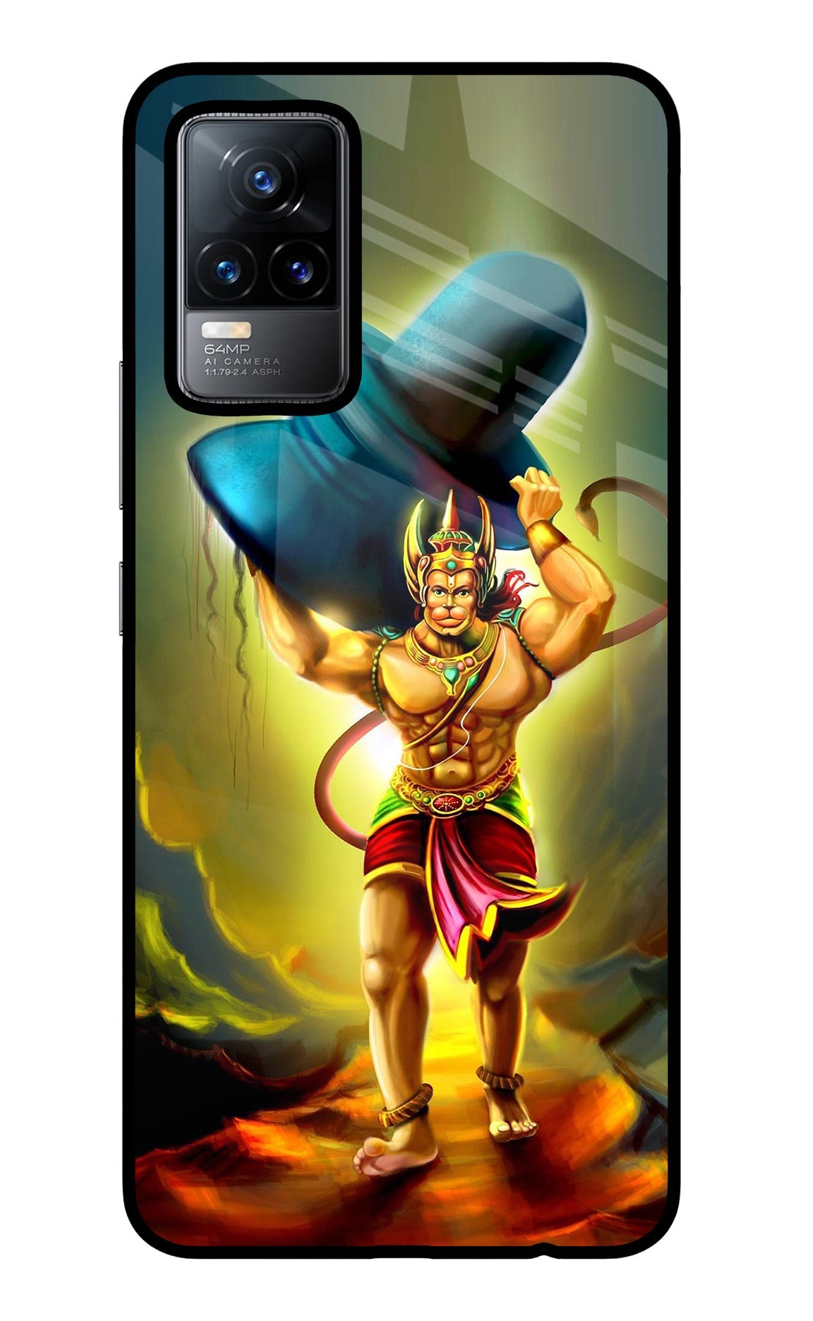 Lord Hanuman Vivo Y73/V21E 4G Glass Case