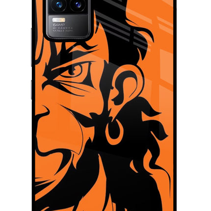 Hanuman Vivo Y73/V21E 4G Glass Case Back Cover by Casekaro