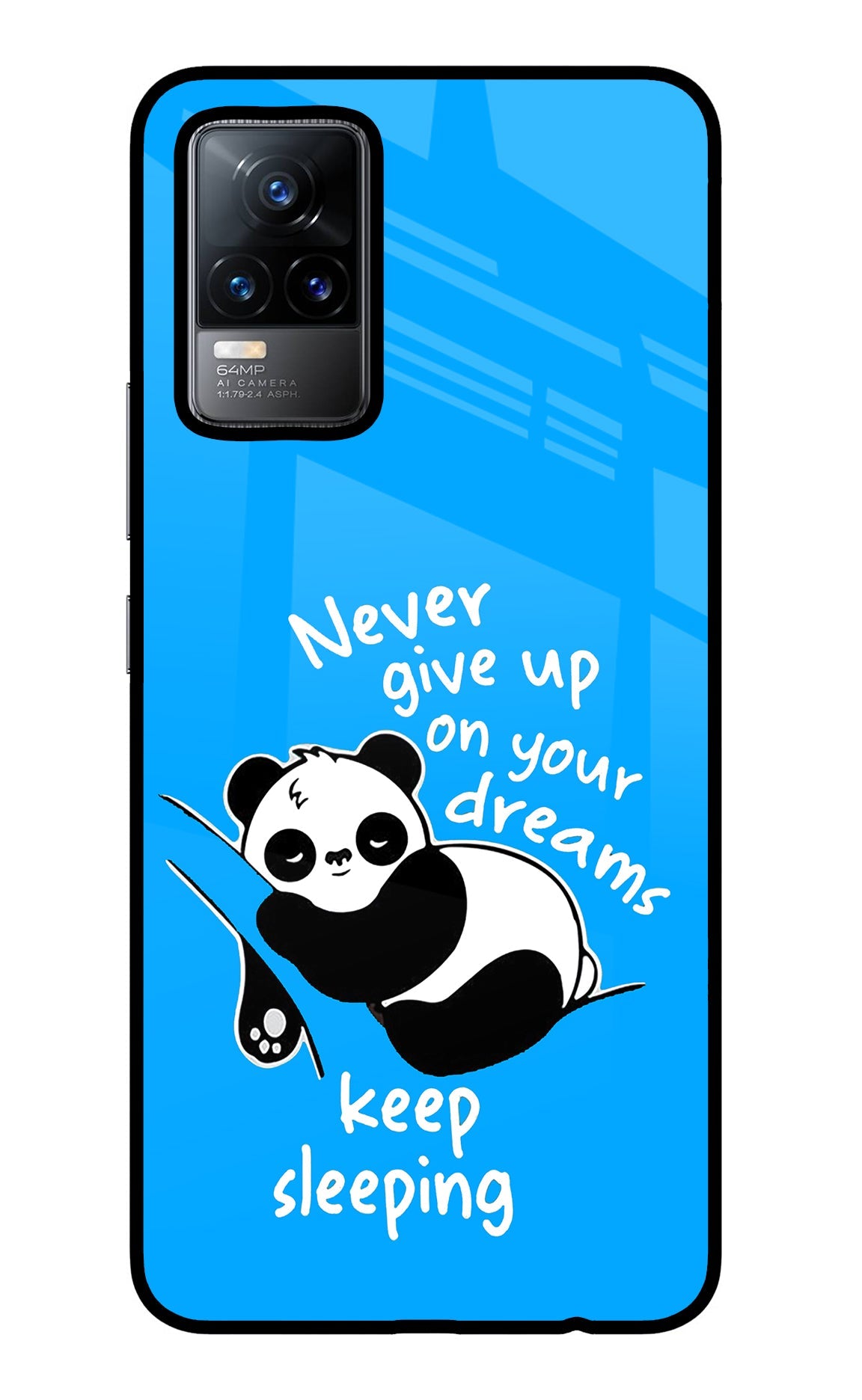 Keep Sleeping Vivo Y73/V21E 4G Glass Case