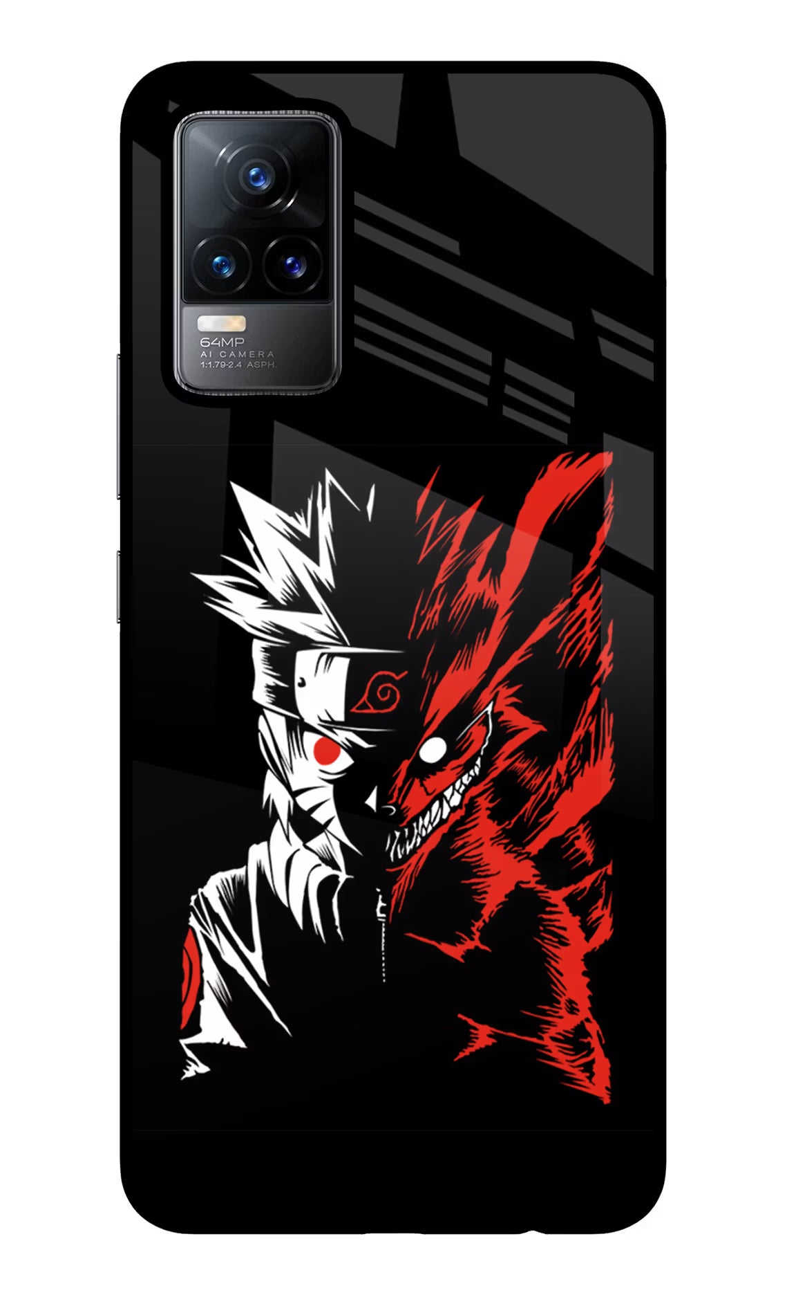 Naruto Two Face Vivo Y73/V21E 4G Glass Case