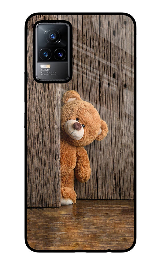 Teddy Wooden Vivo Y73/V21E 4G Glass Case