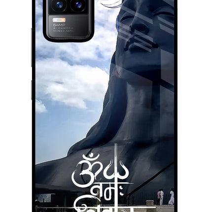 Om Namah Shivay Vivo Y73/V21E 4G Glass Case Back Cover by Casekaro