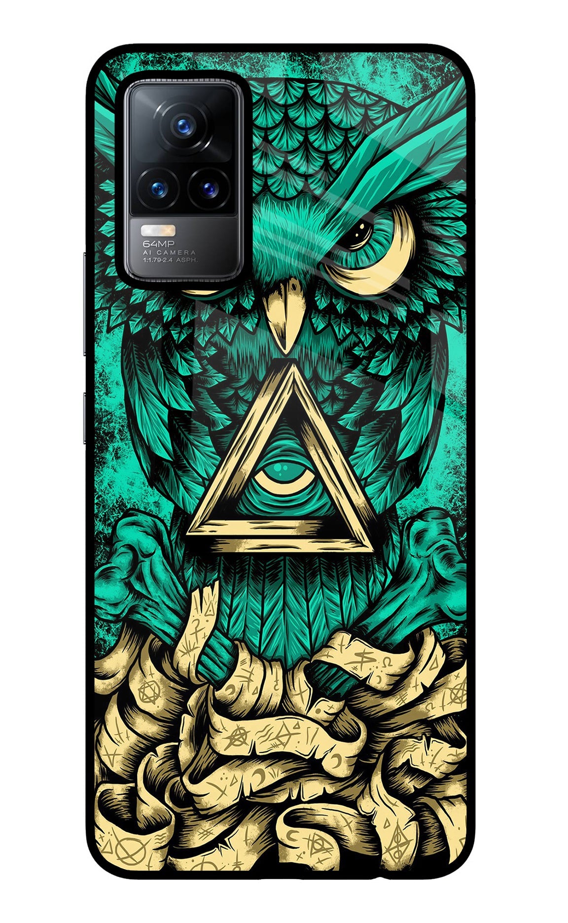 Green Owl Vivo Y73/V21E 4G Back Cover