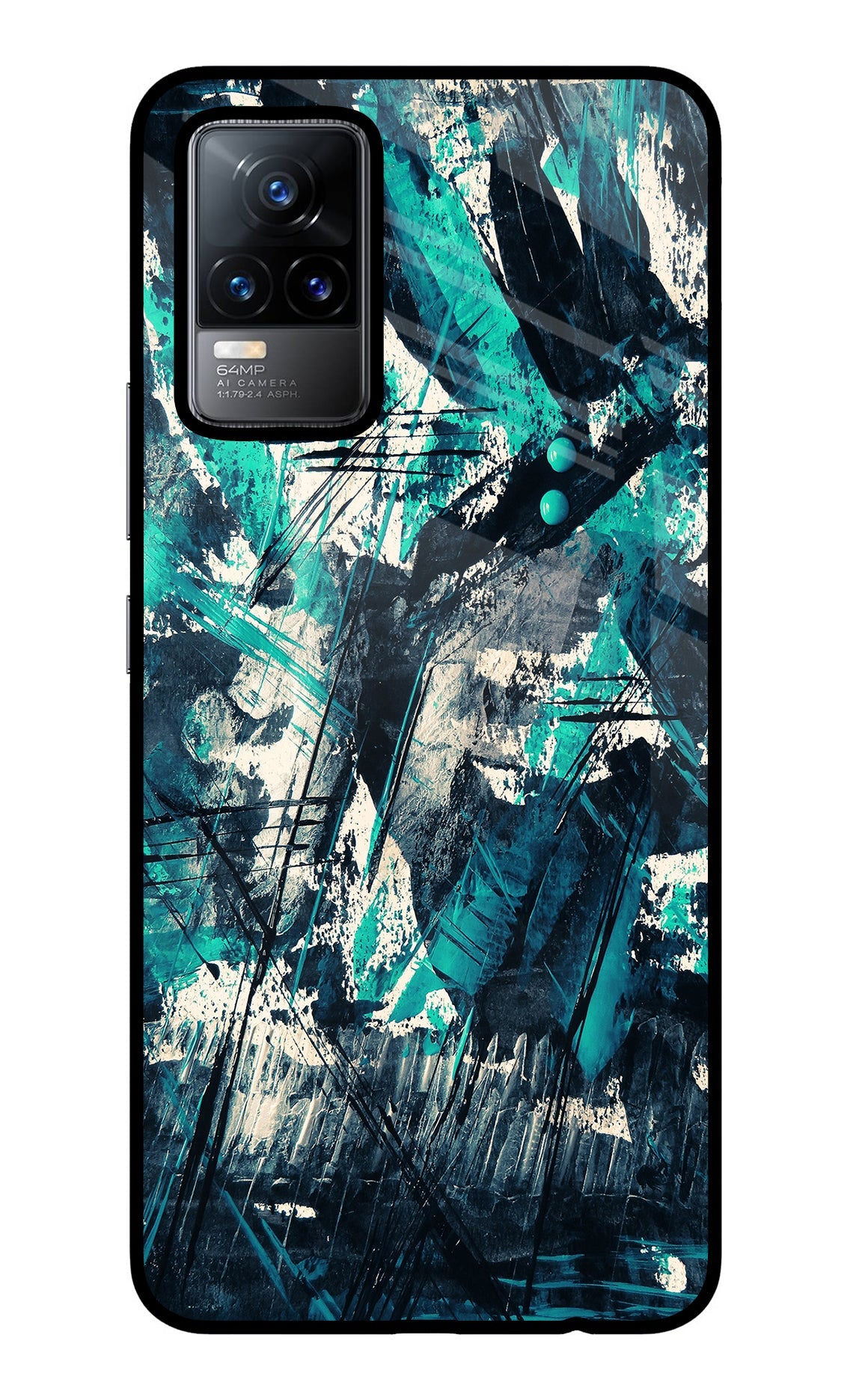 Artwork Vivo Y73/V21E 4G Glass Case