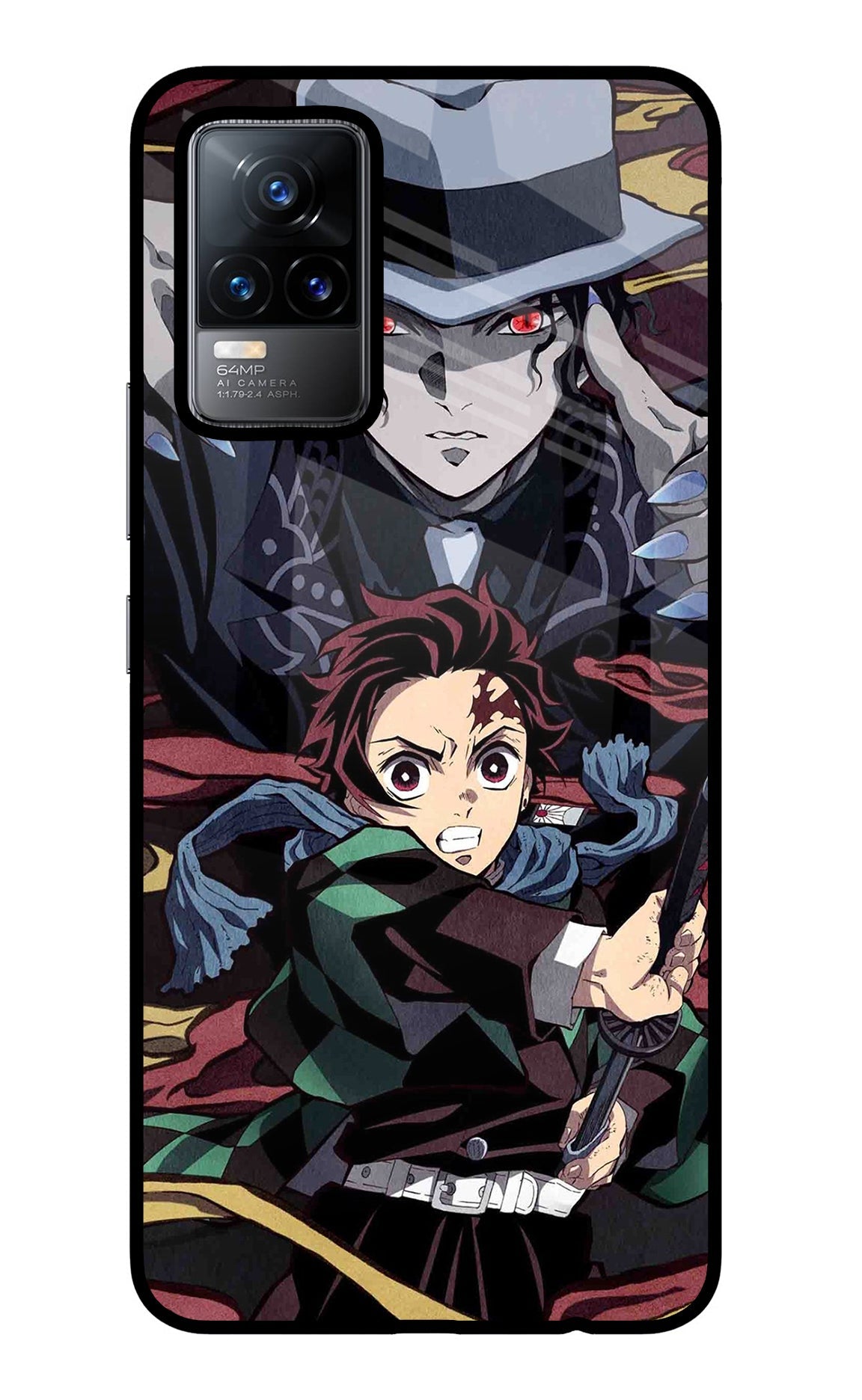 Demon Slayer Vivo Y73/V21E 4G Glass Case