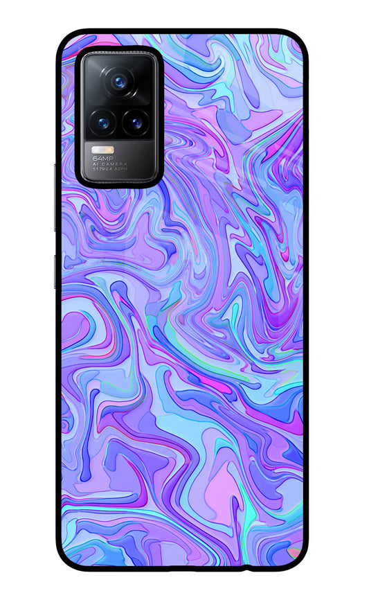 Glitter Vivo Y73/V21E 4G Glass Case