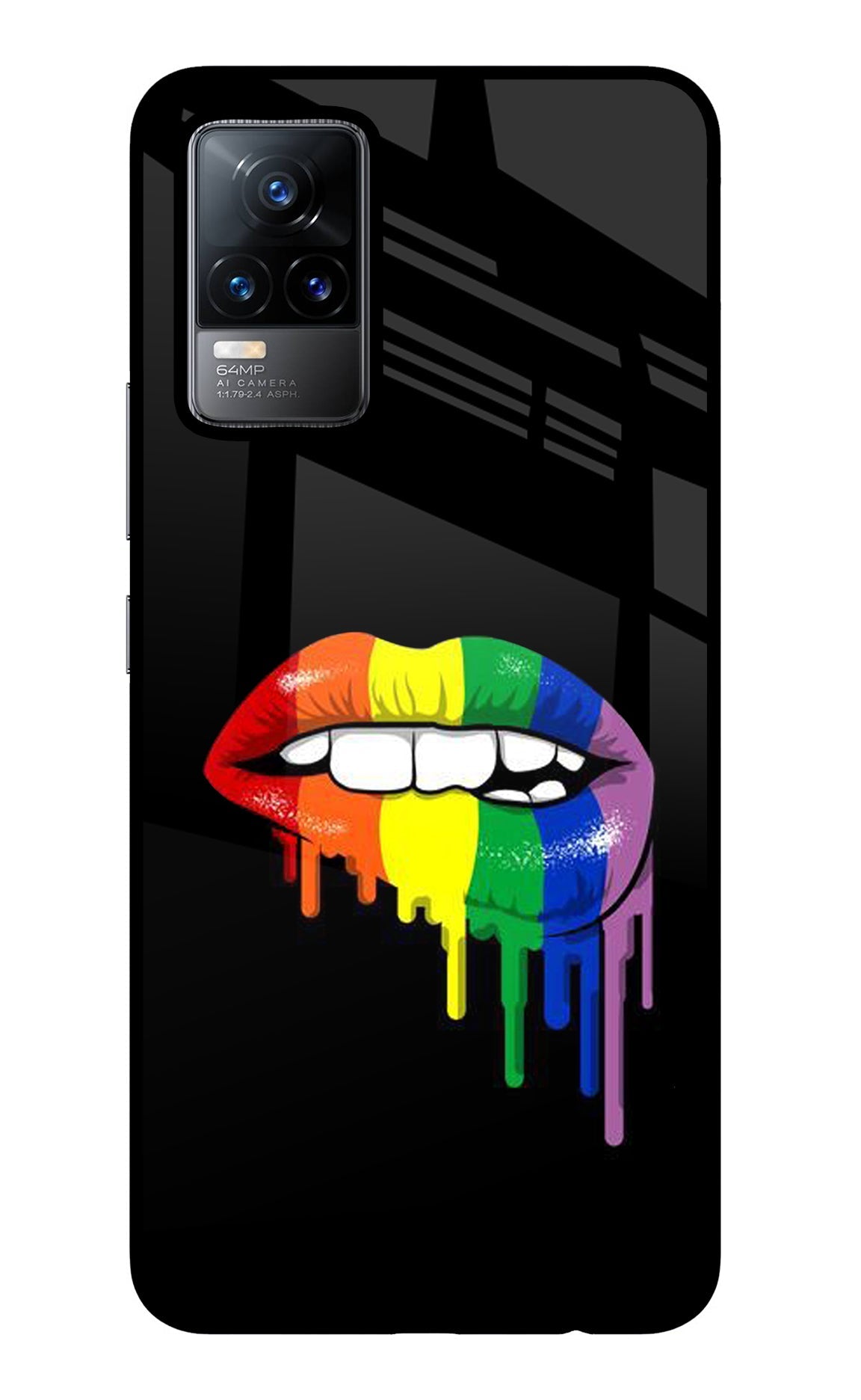 Lips Biting Vivo Y73/V21E 4G Back Cover