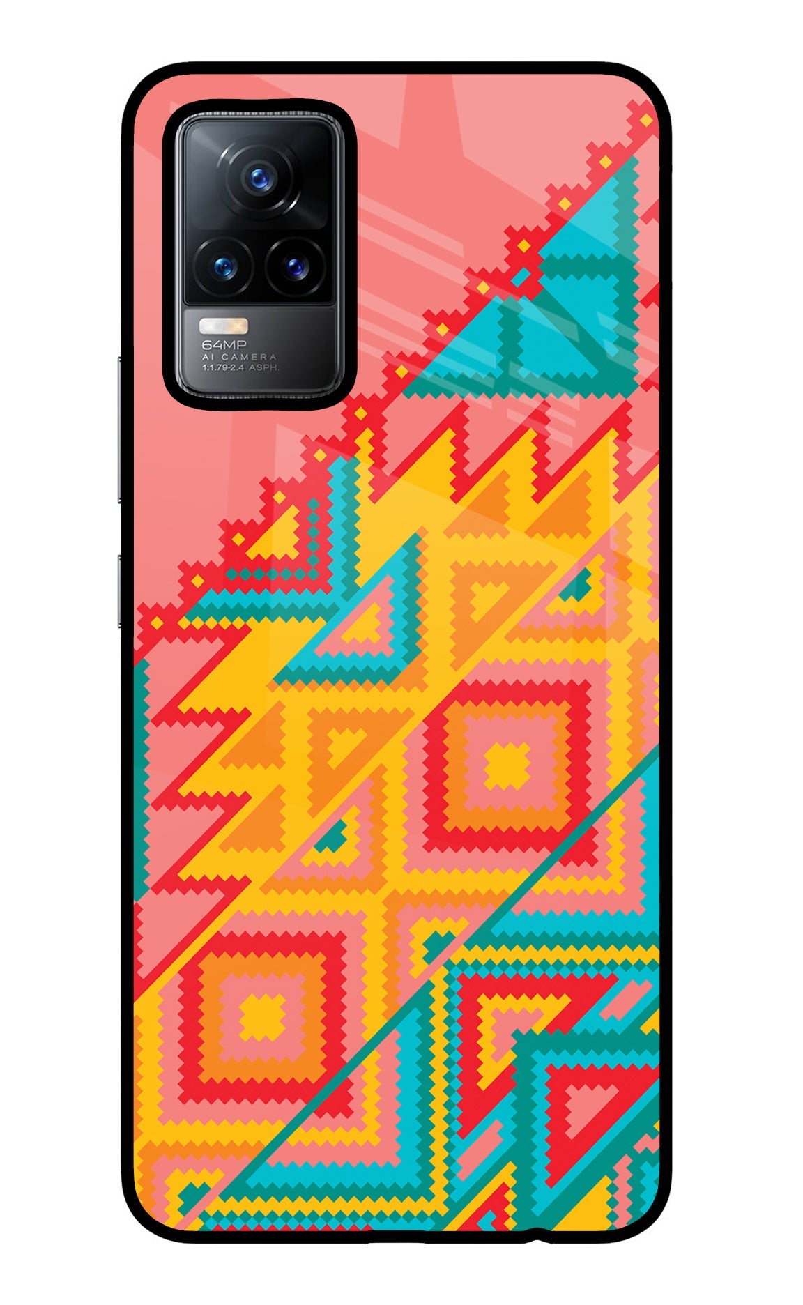 Aztec Tribal Vivo Y73/V21E 4G Back Cover