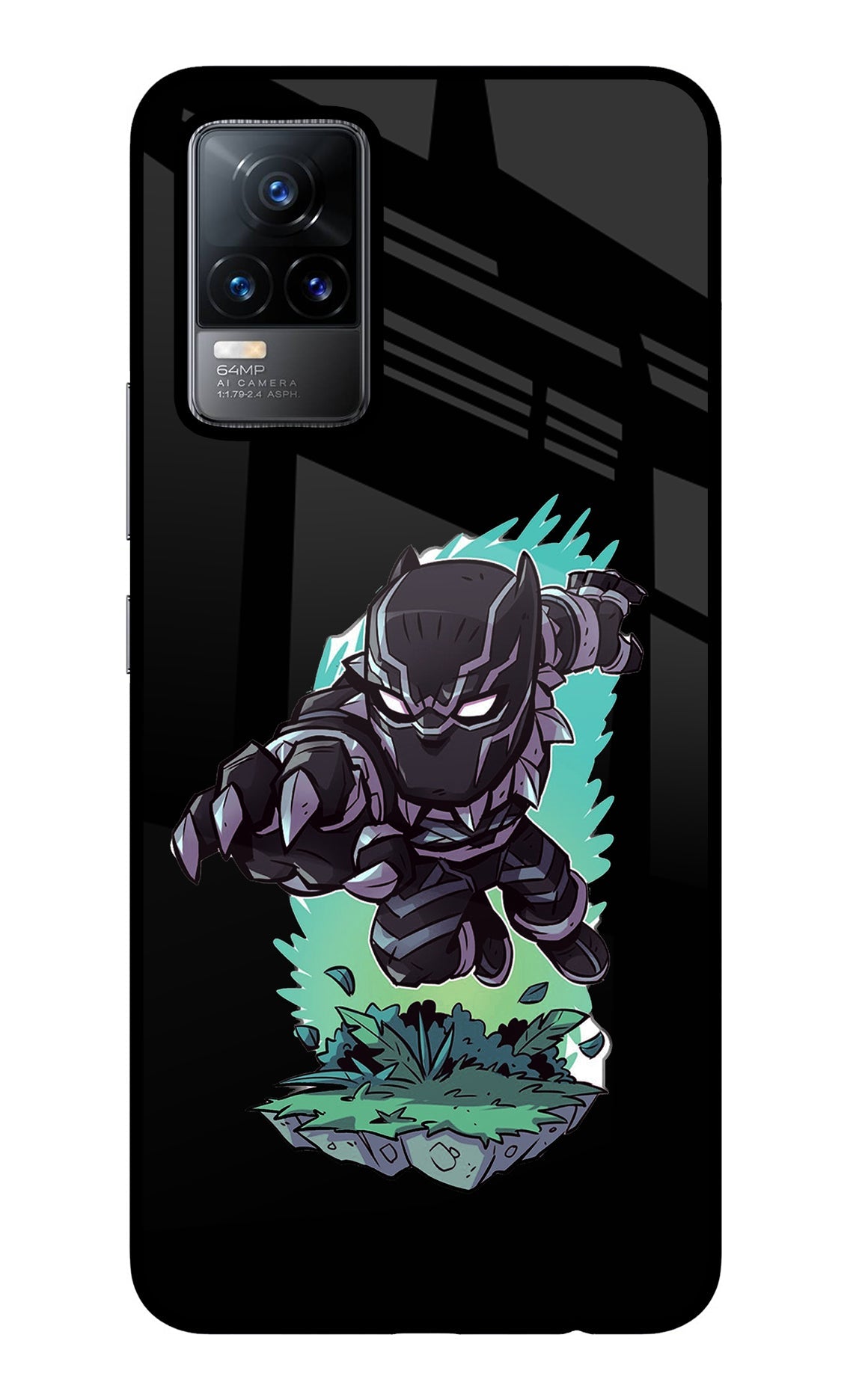 Black Panther Vivo Y73/V21E 4G Back Cover