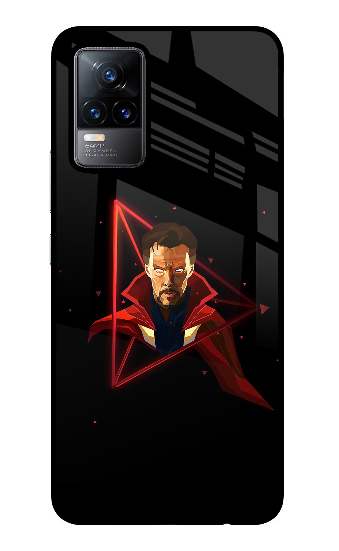 Doctor Ordinary Vivo Y73/V21E 4G Glass Case Back Cover by Casekaro