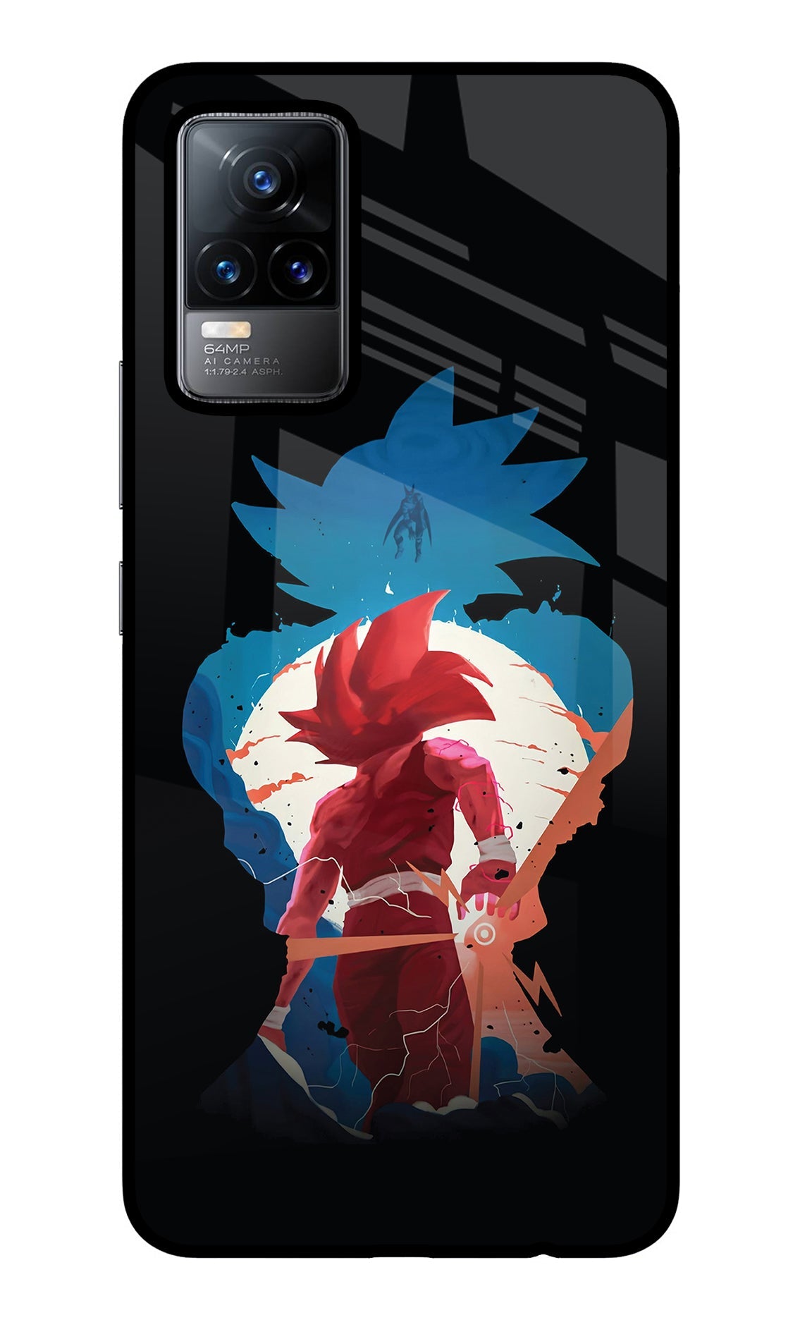 Goku Vivo Y73/V21E 4G Glass Case