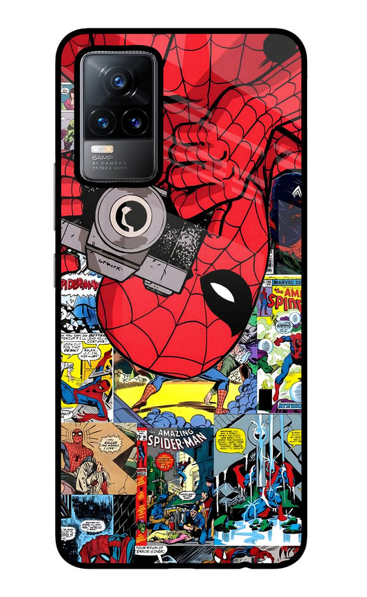 Spider Man Vivo Y73/V21E 4G Glass Case