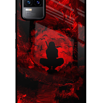 Itachi Uchiha Vivo Y73/V21E 4G Glass Case Back Cover by Casekaro