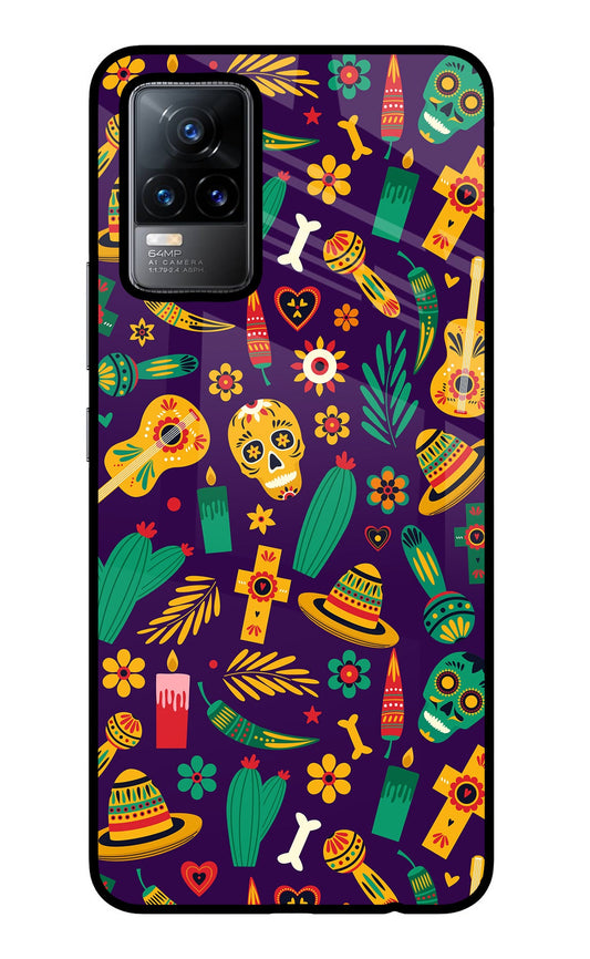 Mexican Artwork Vivo Y73/V21E 4G Glass Case