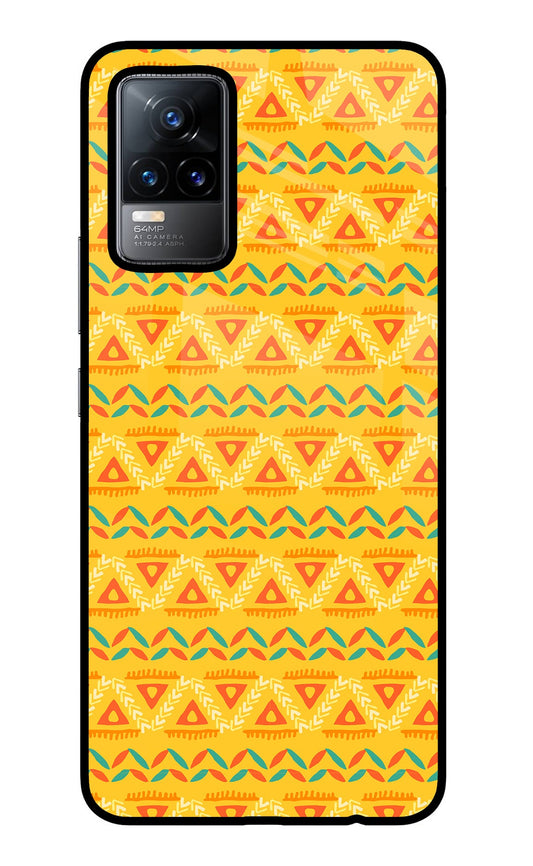 Tribal Pattern Vivo Y73/V21E 4G Glass Case