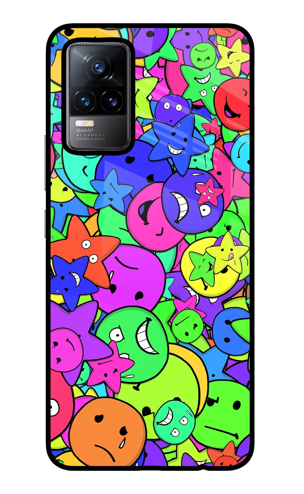 Fun Doodle Vivo Y73/V21E 4G Back Cover