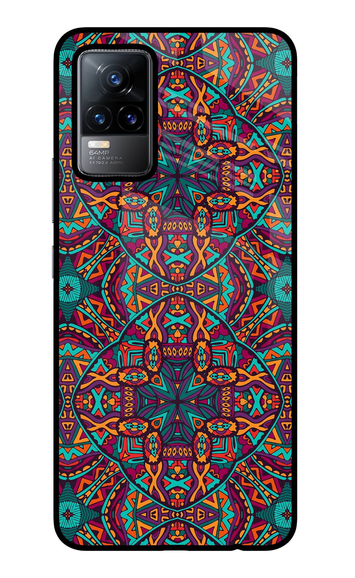 Colour Mandala Vivo Y73/V21E 4G Back Cover