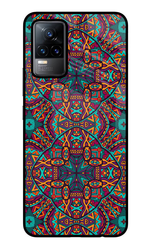 Colour Mandala Vivo Y73/V21E 4G Glass Case