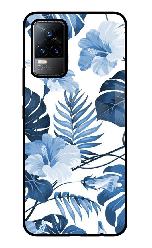 Fabric Art Vivo Y73/V21E 4G Glass Case