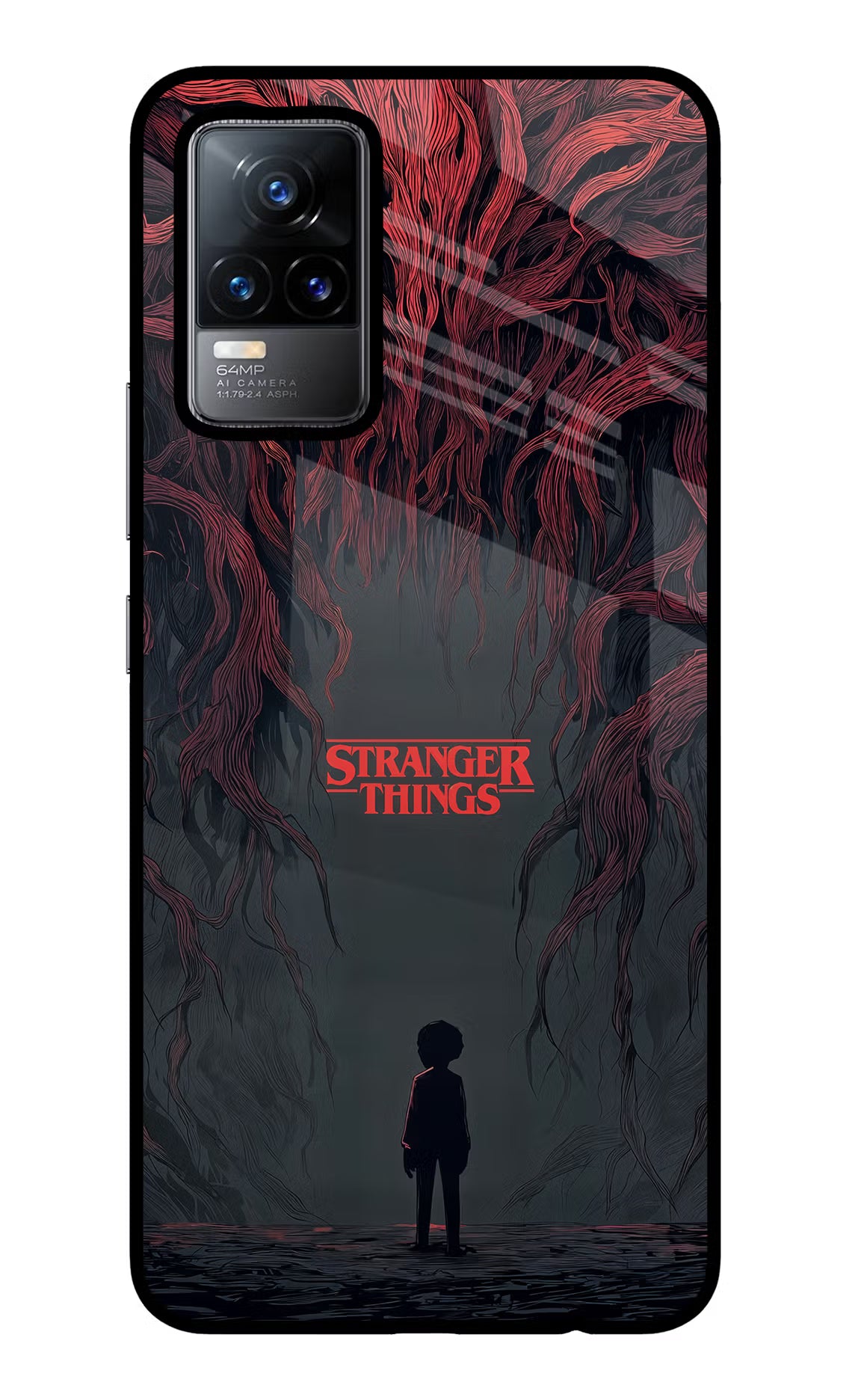 Ordinary Things Dark Side Vivo Y73/V21E 4G Glass Case Back Cover by Casekaro